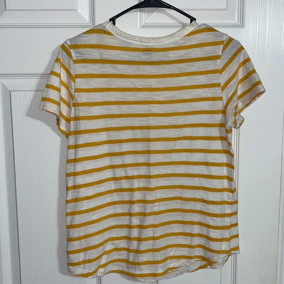 White & yellow striped shirt. Size s - Picture 2 of 3